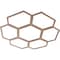 Ekena Millwork Florin Wood Fretwork Pierced Ceiling Medallion, Wood (Paint Grade), 28"OD x 9 7/8"ID x 3/8"T CMWP28X28X0375FOMF - alternate 4